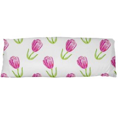 Tulips Watercolor Pattern Body Pillow Case (dakimakura) by Littlebird