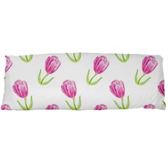 Tulips Watercolor Pattern Body Pillow Case Dakimakura (two Sides) by Littlebird