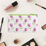 Tulips watercolor Pattern Cosmetic Bag (XS) Back