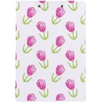 Tulips watercolor Pattern A4 Clipboard Back