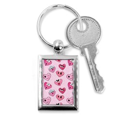 Emoji Heart Key Chain (rectangle) by SychEva