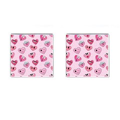 Emoji Heart Cufflinks (square) by SychEva