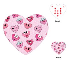 Emoji Heart Playing Cards Single Design (heart) by SychEva