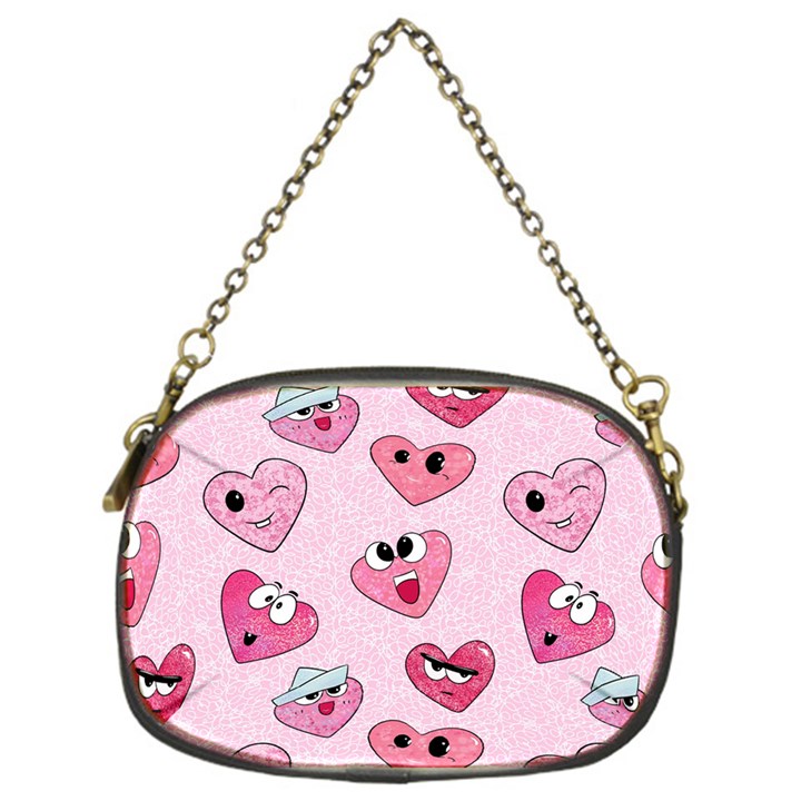 Emoji Heart Chain Purse (One Side)