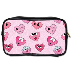 Emoji Heart Toiletries Bag (one Side) by SychEva