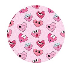 Emoji Heart Mini Round Pill Box (pack Of 5) by SychEva