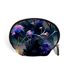 Dark Floral Accessory Pouch (small) by Dazzleway