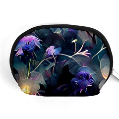 Dark Floral Accessory Pouch (medium) by Dazzleway