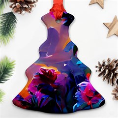 Floral Ornament (christmas Tree) 