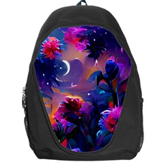 Floral Backpack Bag by Dazzleway