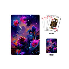 Floral Playing Cards Single Design (mini) by Dazzleway