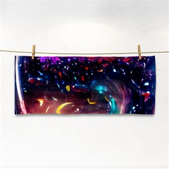 Galaxy Glass Hand Towel by Dazzleway