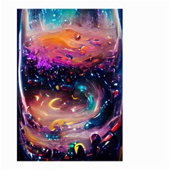 Galaxy Glass Small Garden Flag (two Sides) by Dazzleway