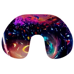 Galaxy Glass Travel Neck Pillow by Dazzleway