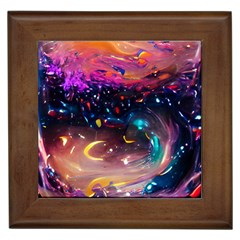 Galaxy Glass Framed Tile by Dazzleway