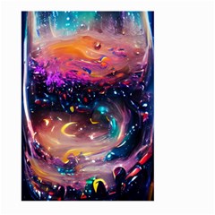 Galaxy Glass Large Garden Flag (two Sides) by Dazzleway