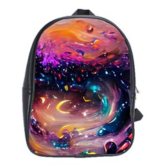 Galaxy Glass School Bag (xl) by Dazzleway