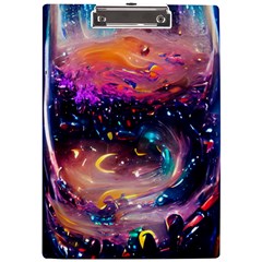 Galaxy Glass A4 Clipboard by Dazzleway