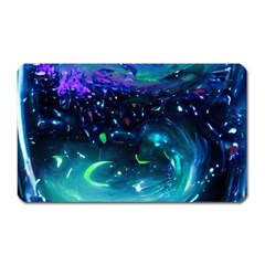 Blue Galaxy Magnet (rectangular) by Dazzleway