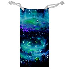 Blue Galaxy Jewelry Bag by Dazzleway