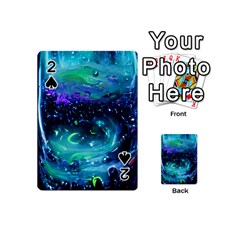 Blue Galaxy Playing Cards 54 Designs (mini)