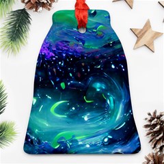 Blue Galaxy Ornament (bell)