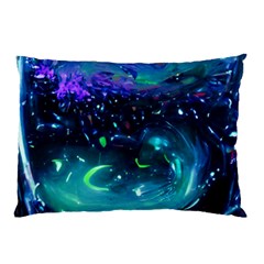 Blue Galaxy Pillow Case (two Sides) by Dazzleway