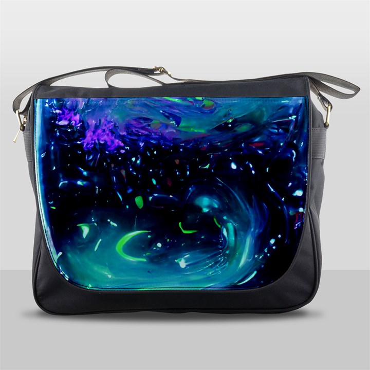 Blue galaxy Messenger Bag