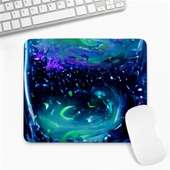 Blue Galaxy Large Mousepads by Dazzleway