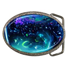 Blue Galaxy Belt Buckles by Dazzleway