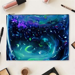 Blue Galaxy Cosmetic Bag (xl) by Dazzleway