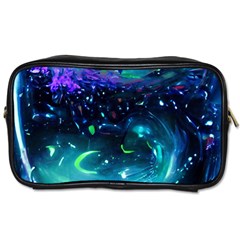 Blue Galaxy Toiletries Bag (two Sides) by Dazzleway