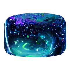 Blue Galaxy Mini Square Pill Box by Dazzleway