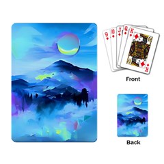 Moon Mountains Playing Cards Single Design (rectangle) by Dazzleway