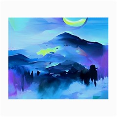 Moon Mountains Small Glasses Cloth (2 Sides) by Dazzleway