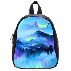 Moon Mountains School Bag (small) by Dazzleway