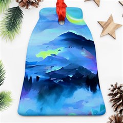 Moon Mountains Ornament (bell)