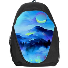 Moon Mountains Backpack Bag by Dazzleway