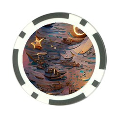 Sky Ship Poker Chip Card Guard by Dazzleway