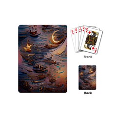 Sky Ship Playing Cards Single Design (mini) by Dazzleway