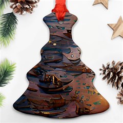 Sky Ship Christmas Tree Ornament (two Sides)