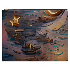 Sky Ship Cosmetic Bag (xxxl) by Dazzleway