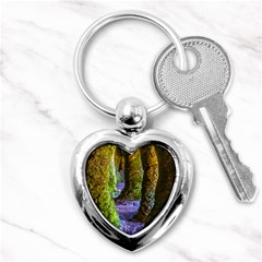 Grutas Del Palacio, Flores, Uruguay Key Chain (heart) by dflcprintsclothing