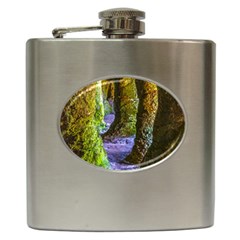 Grutas Del Palacio, Flores, Uruguay Hip Flask (6 Oz) by dflcprintsclothing