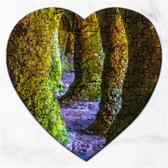 Grutas Del Palacio, Flores, Uruguay Jigsaw Puzzle (heart) by dflcprintsclothing