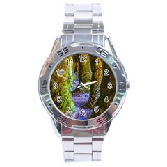 Grutas Del Palacio, Flores, Uruguay Stainless Steel Analogue Watch by dflcprintsclothing