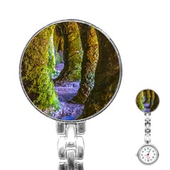 Grutas Del Palacio, Flores, Uruguay Stainless Steel Nurses Watch by dflcprintsclothing