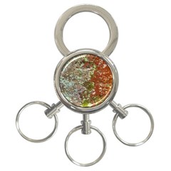 Colorful Abstract Texture 3-ring Key Chain by dflcprintsclothing