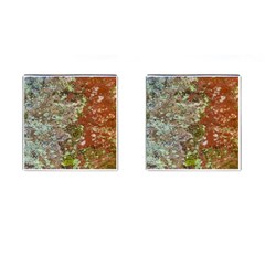 Colorful Abstract Texture Cufflinks (square) by dflcprintsclothing