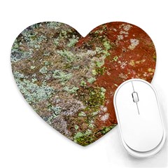 Colorful Abstract Texture Heart Mousepads